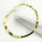 Load image into Gallery viewer, 040G2CPY42001_BRACELET. 14K Solid Gold Herringbone Bracelet