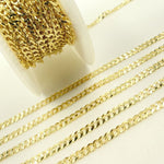 Load image into Gallery viewer, Shop Now 14K Solid Gold Flat Cuban Links Chain
