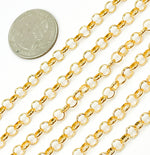 Load image into Gallery viewer, Buy 14K Gold Filled Rolo Link Chain