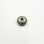 Load image into Gallery viewer, DC833. Diamond Sterling Silver Round Bead