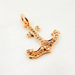 Load image into Gallery viewer, DC090. Diamond Silver Anchor Pendant