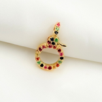 Load image into Gallery viewer, GDP415. 14k Solid Gold Multi Gemstone Clasp