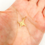 Load image into Gallery viewer, GDP461. 14k Solid Gold Diamond Star Charm