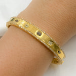 Load image into Gallery viewer, CGDP53. 14K Solid Gold Diamond & Fancy Diamond Bracelet