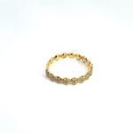 Load image into Gallery viewer, 14K Solid Gold Yellow Diamond Ring.