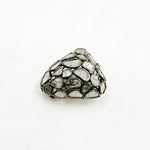 Load image into Gallery viewer, DC810. Diamond & Sterling Silver Triangle Bead