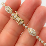 Load image into Gallery viewer, Solid Gold Diamond Fancy Bracelet