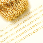 Load image into Gallery viewer, 281FGF. 14K Yellow Gold Filled Flat Oval Link & Round Links Chain