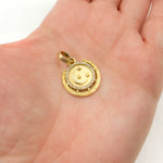 Load image into Gallery viewer, Sterling Silver Moon and Star Pendant