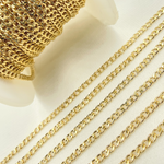 Load image into Gallery viewer, 2810CHRGF. Gold Filled Flat Curb Link Chain