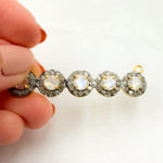 Load image into Gallery viewer, DC277. Diamond Sterling Silver Fancy Pendant with Gemstone