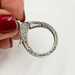Load image into Gallery viewer, Buy Now Silver Round Trigger Clasp