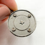 Load image into Gallery viewer, Sterling Silver Round Star Pendant