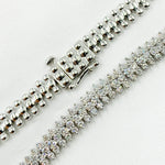 Load image into Gallery viewer, NFT70751. 14K Solid White Gold Diamond Necklace