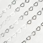 Load image into Gallery viewer, 925 Sterling Silver Open Heart Shape Link Chains