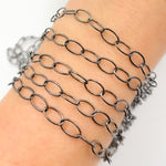 Load image into Gallery viewer, Sterling Silver Oval Link Chain