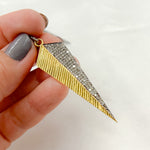 Load image into Gallery viewer, DP058. Diamond Sterling Silver Arrow Pendant