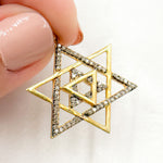 Load image into Gallery viewer, DP661. Diamond Sterling Silver Star Pendant