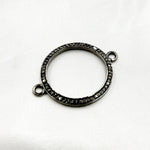 Load image into Gallery viewer, DC885. Diamond Sterling Silver Round Connector