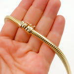 Load image into Gallery viewer, Buy 14K Solid Gold Snake Necklace