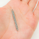 Load image into Gallery viewer, DC681. Diamond Black Rhodium Sterling Silver Spike Charm