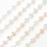 Load image into Gallery viewer, Multi Aquamarine Sterling Silver Wire Chain