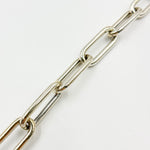 Load image into Gallery viewer, Silver Smooth Paperclip Chain