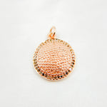 Load image into Gallery viewer, DC931. Diamond Sterling Silver Round Pendant