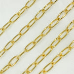 Load image into Gallery viewer, V14GP. Gold Plated 925 Sterling Silver Oval Link Chain