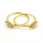 Load image into Gallery viewer, 14K Solid Gold Diamond Evil Eye Ring.
