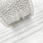 Load image into Gallery viewer, Sterling Silver Smooth Oval Link Chain