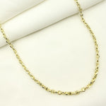 Load image into Gallery viewer, 14K Solid Yellow Gold Diamond Cut Gucci Style Link Chain. 14K53
