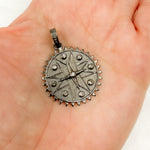 Load image into Gallery viewer, Sterling Silver Round Star Pendant