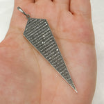 Load image into Gallery viewer, DP060. Diamond Sterling Silver Arrow Head Pendant
