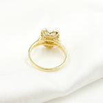 Load image into Gallery viewer, Shop Now Solid Gold Diamond Flower Ring