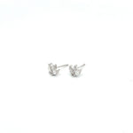 Load image into Gallery viewer, EFG51972. 14k Solid Gold Diamond Flower Studs