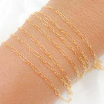 Load image into Gallery viewer, 173GF. 14K Gold Filled Long & Short Link Chain