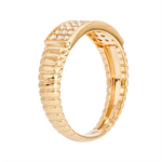 Load image into Gallery viewer, 14K Solid Gold Diamond Cluster Band Ring