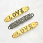 Load image into Gallery viewer, DC511. Diamond & Sterling Silver Long Love Connector