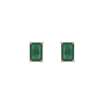 Load image into Gallery viewer, CE97168EM6X4. 14K Solid Gold Emerald Earring