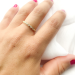 Load image into Gallery viewer, 14k Solid Gold Diamond Ring.