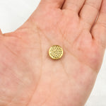 Load image into Gallery viewer, DC835. Diamond & Sterling Silver Coin Bead