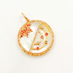 Load image into Gallery viewer, Buy 14K Gold Round Pendant