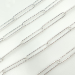 Load image into Gallery viewer, 925 Sterling Silver Diamond Cut Paperclip Link Chains
