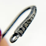 Load image into Gallery viewer, DC499. Diamond Sterling Silver Ear Wire