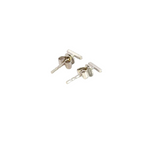 Load image into Gallery viewer, ER412734. 14K Solid Gold Diamond Bar Studs Earrings