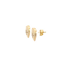 Load image into Gallery viewer, EFD52828. 14k Solid Gold Diamond Heart Stud Earrings