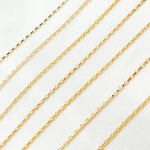 Load image into Gallery viewer, 887GF. 14K Gold Filled Oval Rolo Chain