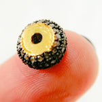 Load image into Gallery viewer, DC833. Diamond Sterling Silver Round Bead