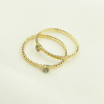 Load image into Gallery viewer, 14K Solid Gold Diamond Ring.